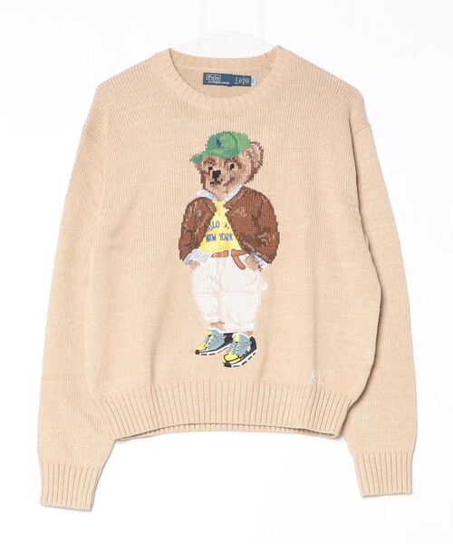 Polo ベア コットン クルーネック セーター（ニット/セーター）｜POLO
