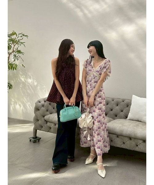 WEB限定00サイズ】ストレッチセミフレアデニムパンツ（デニムパンツ