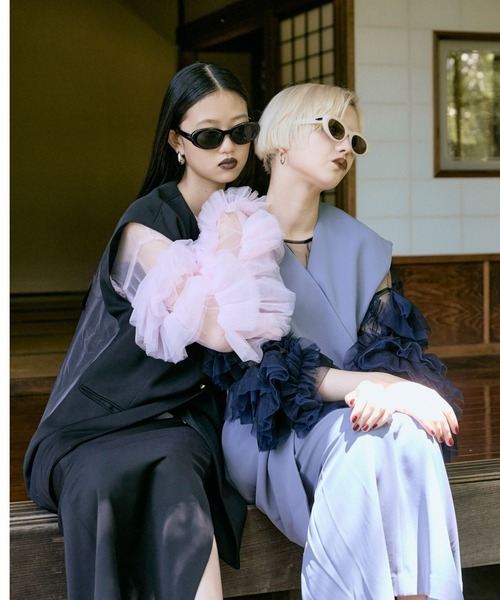 2点セットアイテム】 バックシアージレセットアップ・デコラティブ