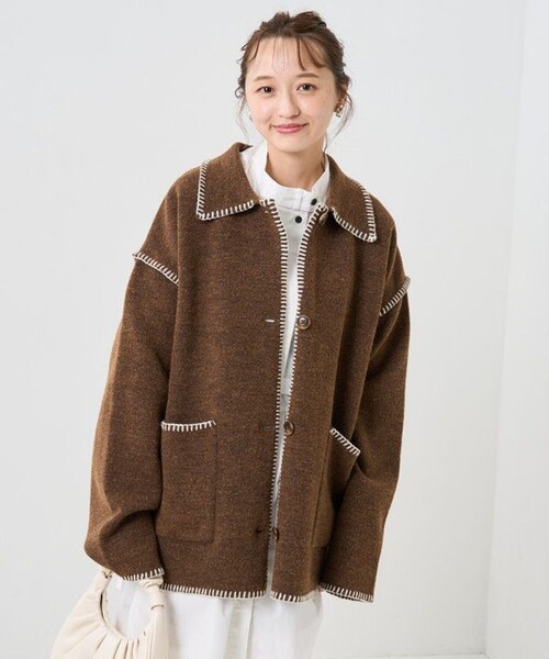 FREAK'S STORE（フリークスストア）の「ブランケット ステッチ ニット