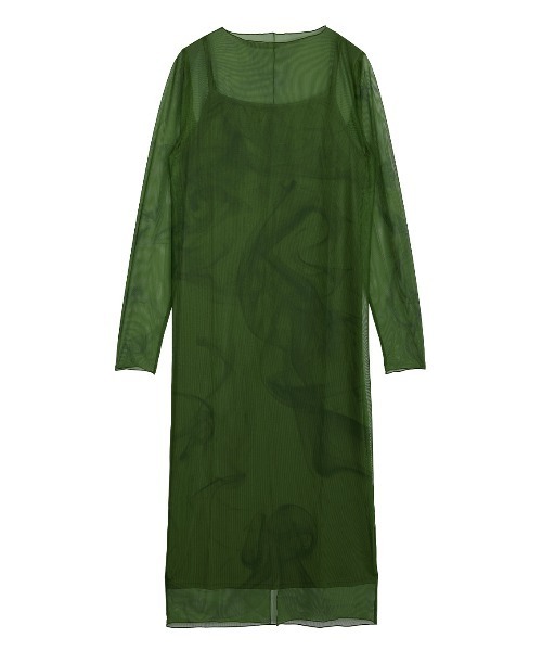 CURL OF SMOKE SHEER DRESS（ワンピース）｜Ameri（アメリ）の