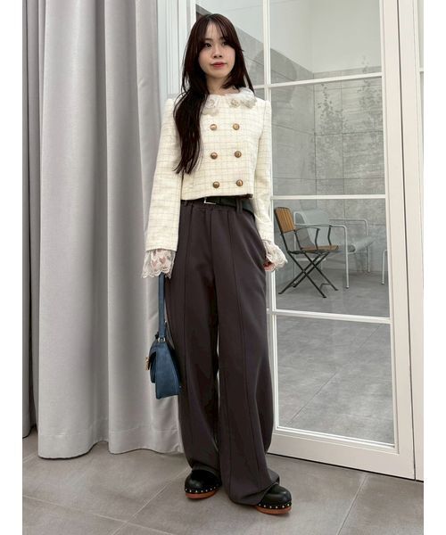 LILY BROWN（リリーブラウン）の「[L.B CANDY STOCK]スカラップ