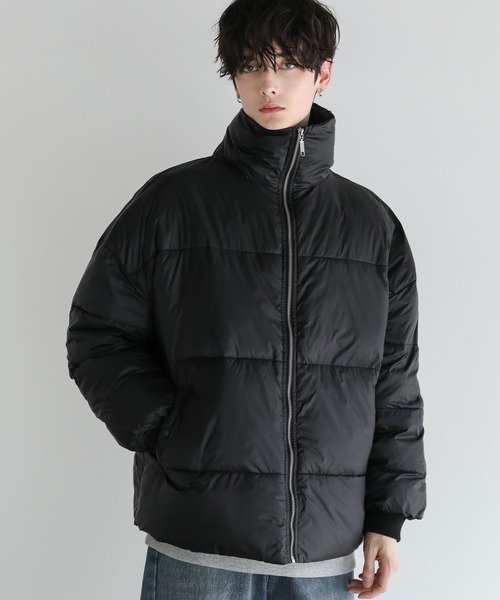 セール】Buyer's Select/スタンドネック 裾ドローコードダウンブルゾン