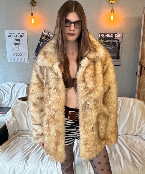 SHAGGIE（シャギー）の「【ViVi掲載】トグルボタンファーミドルコート