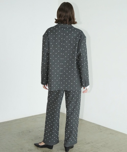 セール】PEARL DOT JACKET（テーラードジャケット）｜CLANE（クラネ