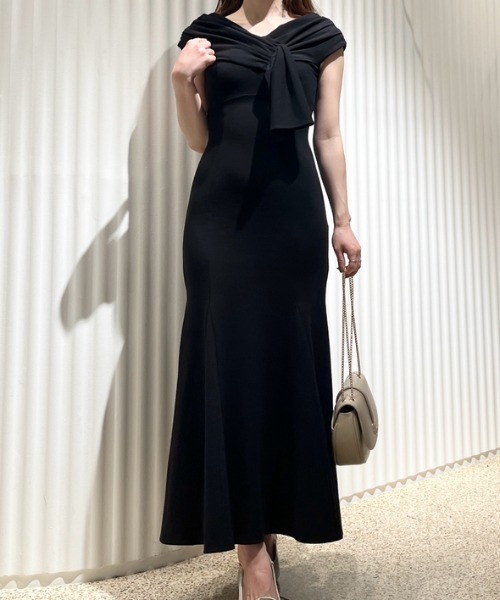 SNIDEL（スナイデル）の「リボンモチーフドレス（ワンピース）」 - WEAR