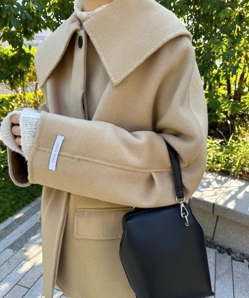 I_am（アイアム）の「handmade big collar coat（その他アウター