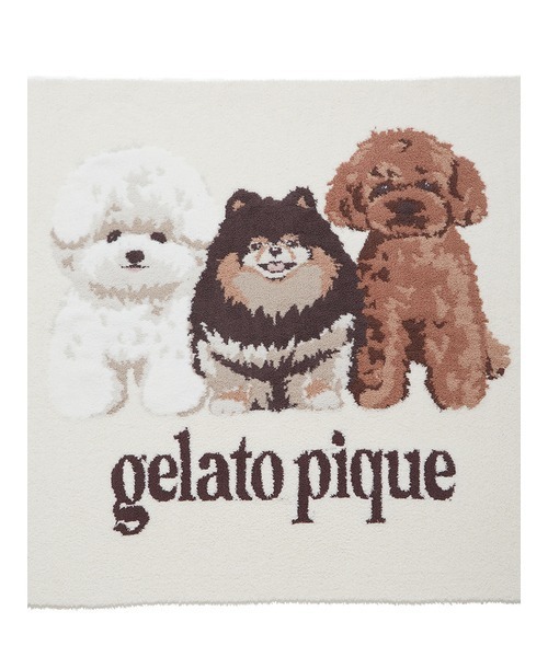gelato pique（ジェラートピケ）の「パウダーDOG3柄ジャガード