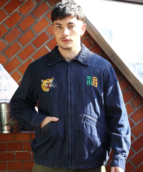 HOUSTON（ヒューストン）の「HOUSTON デニムベトジャン（パラシュート