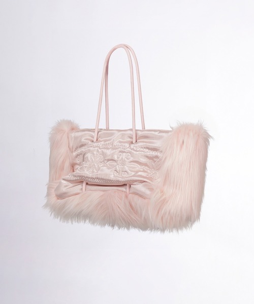 SCULPTOR（スカルプター）の「Fluffy Slouchy Satin Bag/フラフィー