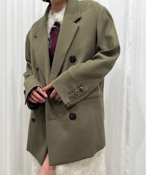 Ameri（アメリ）の「EMBELLISH BUTTON PAPA TW JACKET（テーラード