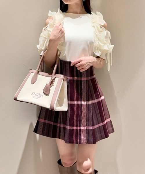 SNIDEL（スナイデル）の「プリーツスカショーパン（その他パンツ