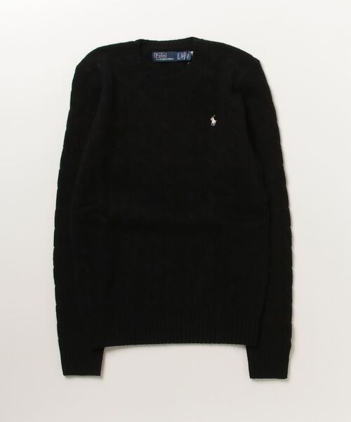 ケーブルニット ウールカシミヤ セーター（ニット/セーター）｜POLO