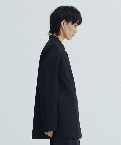 HARUNOBUMURATA/ハルノブムラタ】HARU/ノーカラージャケット（ノー