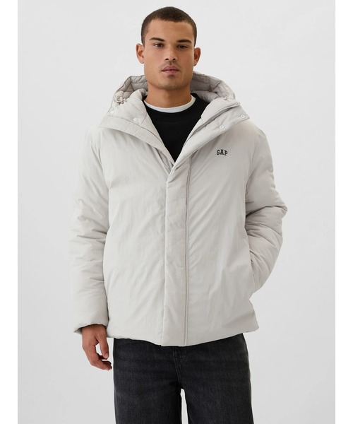 GAP（ギャップ）の「Gapロゴ フーデッド パファージャケット（ダウン