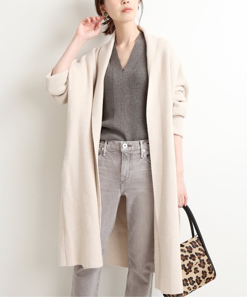 IENA（イエナ）の「ウールカシミヤニットガウンコート◇（その他