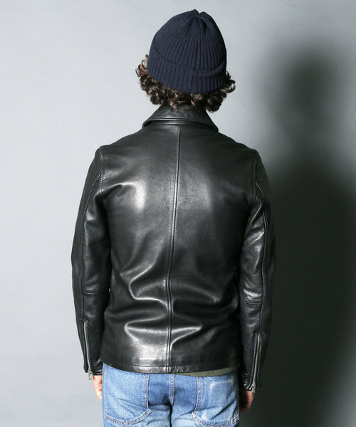 Magine（マージン）の「SHEEP LEATHER ZIP SINGLE RIDERS JKT:シープ