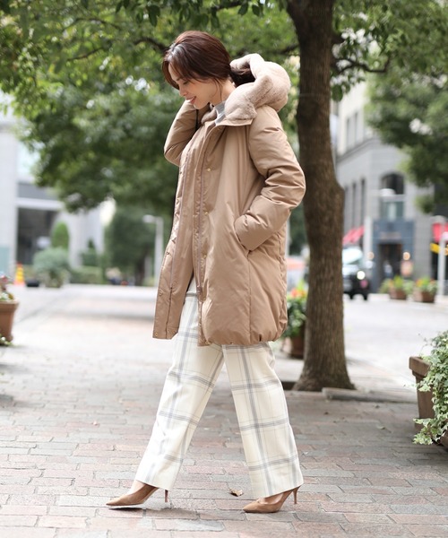 INED（イネド）の「フーデットロングダウンコート《Re:DOWN》（ダウン