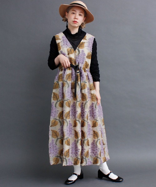 peu pres（プープレ）の「フルーツバスケットプリント ワンピース