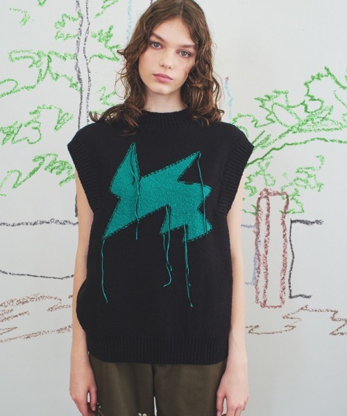 セール】flash! knit vest（ベスト）｜soduk（スドーク）の