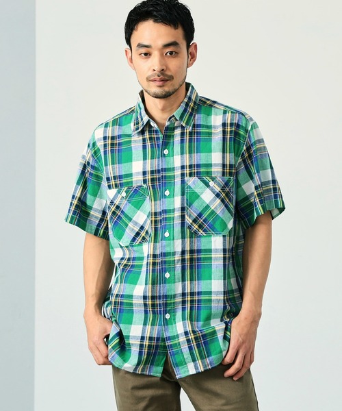 EDWIN エドウィン チェックシャツ 半袖（シャツ/ブラウス）｜EDWIN