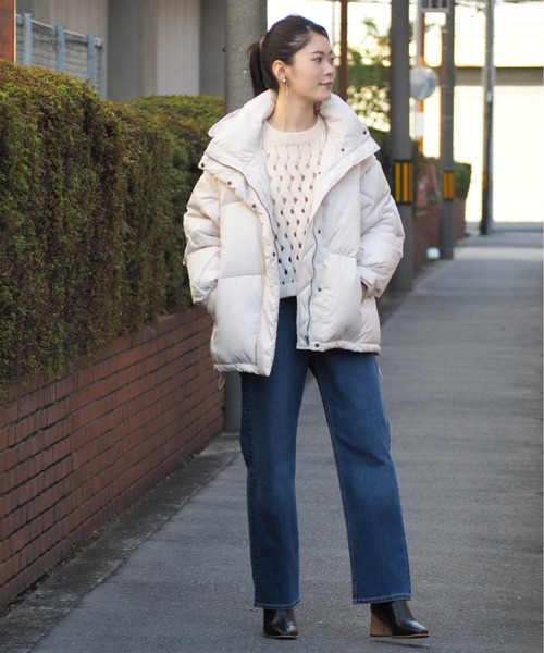 cepo（セポ）の「エアコンダウン ハイネックパデットジャケット