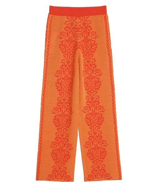Ameri（アメリ）の「MEDI VINTAGE FLOWER KNIT PANTS（その他パンツ