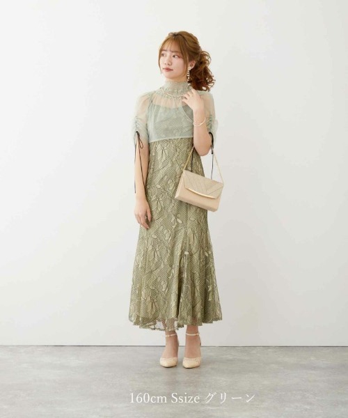 ブラウスセットフラワーレースドレス（ドレス）｜Dorry Doll（ドリー