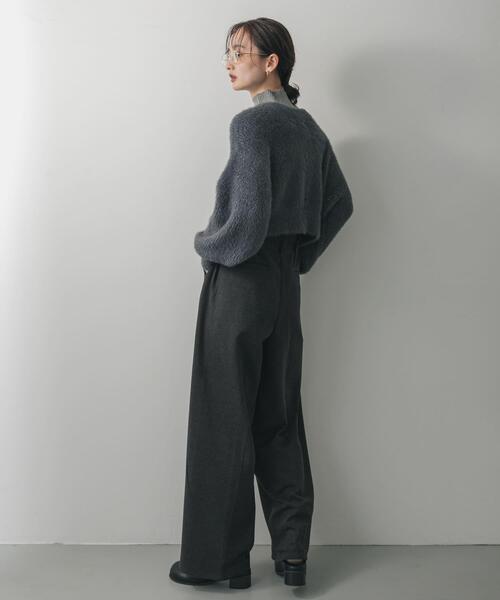 セール】『一部WEB限定カラー』ラメシャギークロップドカーディガン