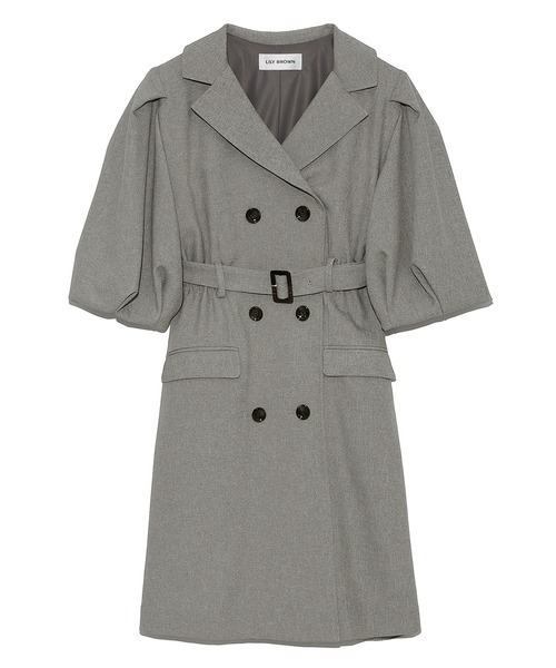 LILY BROWN（リリーブラウン）の「ダブルブレストミニワンピース