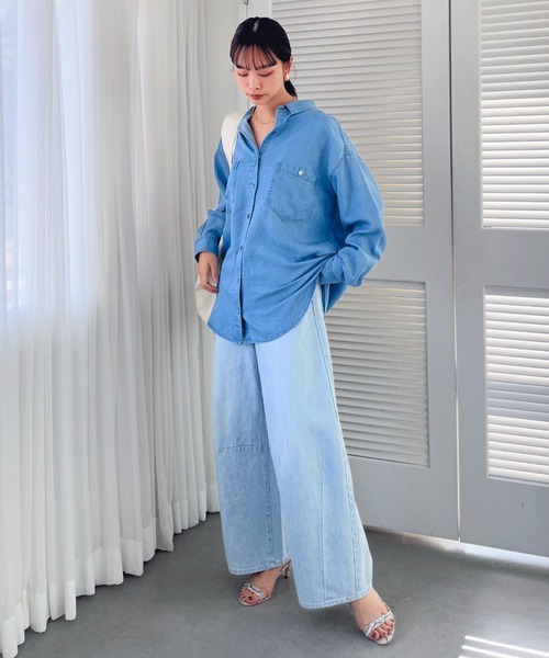 Doux archives（ドゥアルシーヴ）の「ソフトデニムシャツ（シャツ