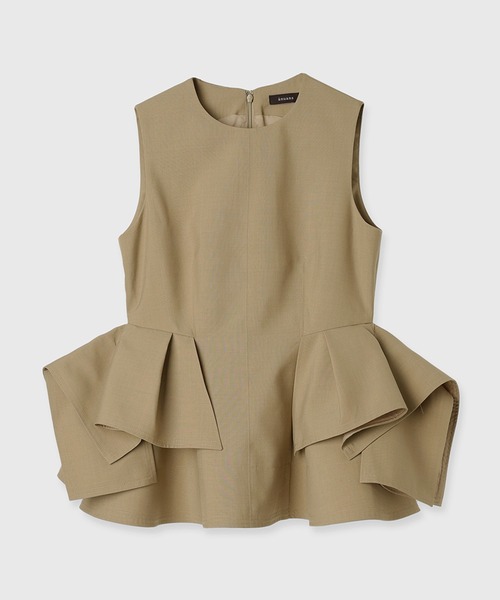 オブジェクトフレアトップス（シャツ/ブラウス）｜anuans（ア