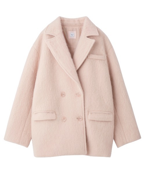 PEACH JOHN（ピーチジョン）の「ダブルシャギーショートコート（ノー