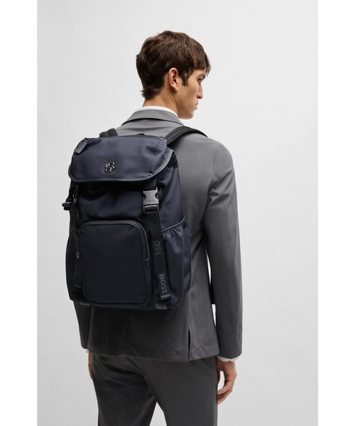 マルチポケット バックパック Double Bモノグラムトリム（バックパック