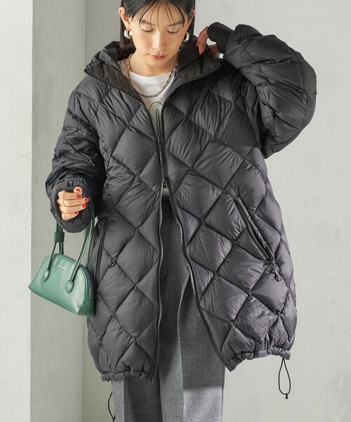 SHIPS別注】Wai+ × TAION:〈手洗い可能〉ミディ ダウン コート（ダウン