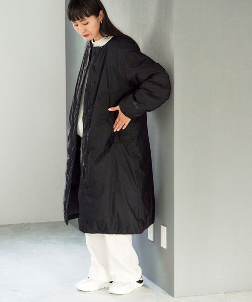 NANGA（ナンガ）の「NANGA/ナンガ NO COLLAR DOWN COAT/ノーカラー
