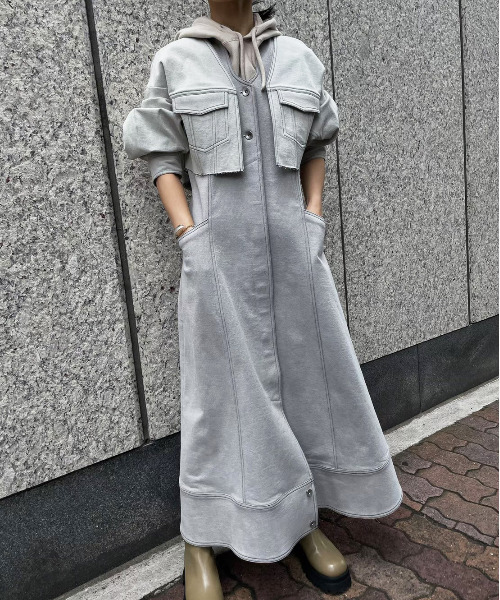 Ameri（アメリ）の「UND 3WAY DENIM DRESS（ワンピース）」 - WEAR