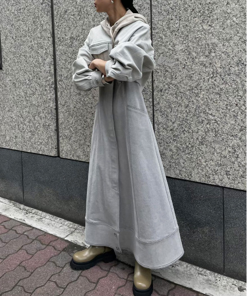 Ameri（アメリ）の「UND 3WAY DENIM DRESS（ワンピース）」 - WEAR