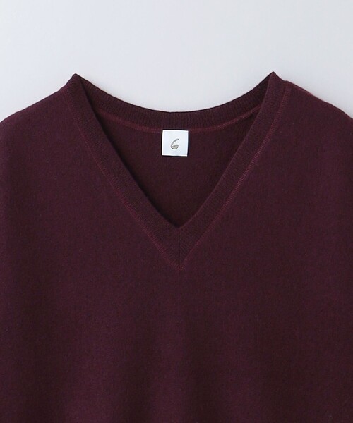 6（ロク）の「＜6(ROKU)＞ウール ボイル ニットベスト（ニット