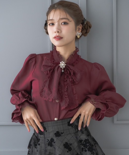 ROJITA（ロジータ）の「レースボウタイブラウス（シャツ/ブラウス