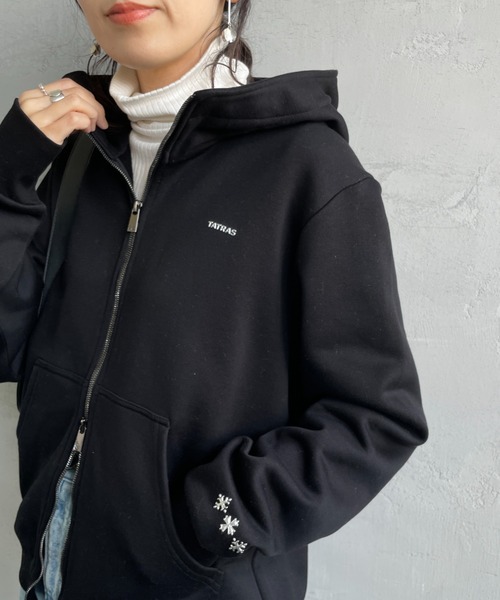 TATRAS/タトラス] FELDA ワンポイントロゴ フードジップパーカー