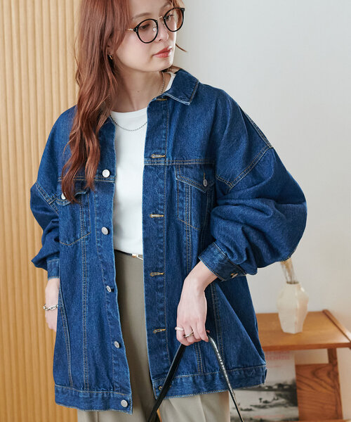 USコットンデニムビッグGジャン《ユニセックス》（ブルゾン）｜DISCOAT