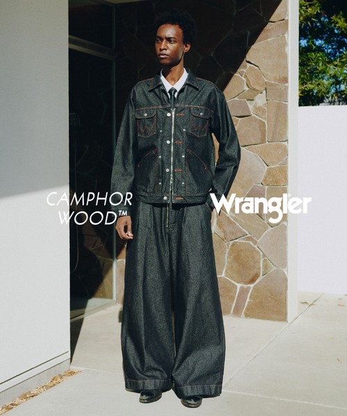 Wrangler × CamphorWood 】custom 2way trucker denim jacket【124MJ