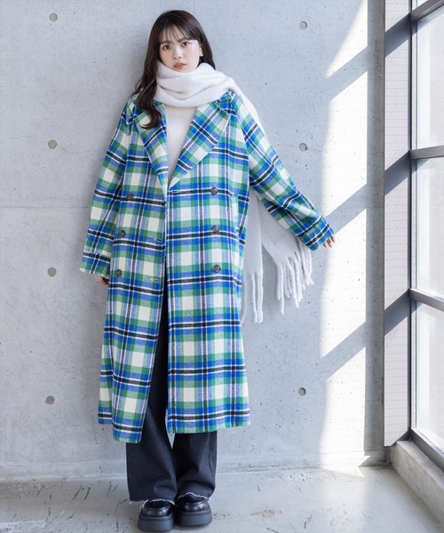 clear（クリア）の「ダブルロングコート[低身長用サイズ有