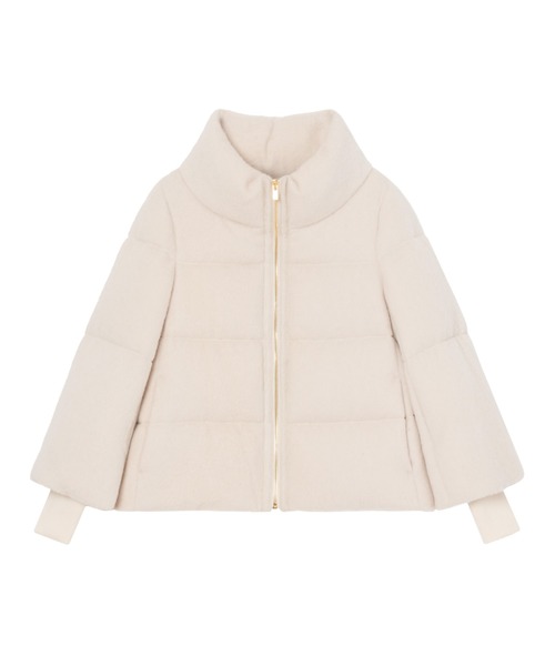 ANAYI（アナイ）の「アルパカシャギーダウンコート（ダウンジャケット