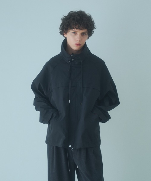 セール】High neck teck blouson - ハイネックテックブルゾン