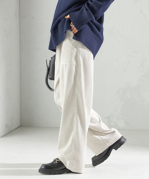 セール】〈洗濯機可能〉TUMUGITO(R) コーデュロイ ドロスト パンツ 2