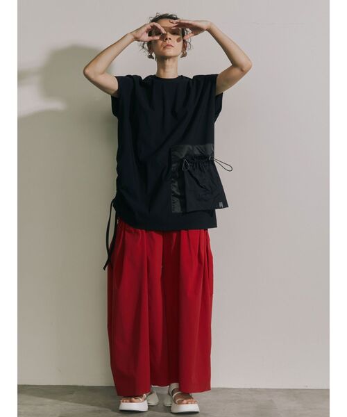 UN3D.（アンスリード）の「サイドギャザーボリュームパンツ（その他