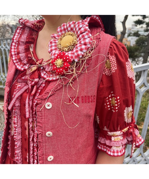 PINK HOUSE（ピンクハウス）の「ひな菊コサージュ（ブローチ