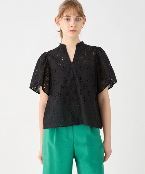 BALLSEY（ボールジィ）の「ロロンフラワーエンブロイダリー ギャザー